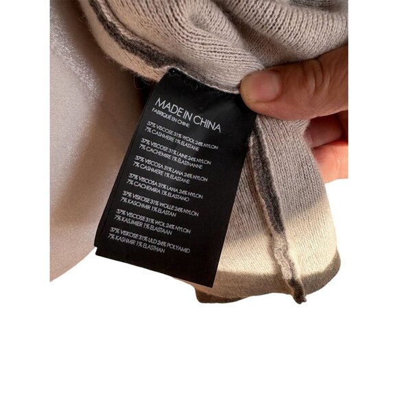 Club Monaco Womens Hooded Open Cardigan Sweater Small Viscose & Wool Cashmere - Picture 4 of 5